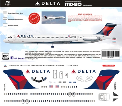 1:144 Delta Airlines (2007 cs) McDD MD88