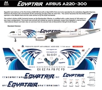 1:144 Egyptair Airbus A.220-300