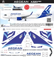 1:144 Aegean Airlines Airbus A.320NEO