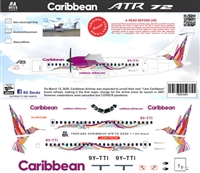 1:144 Caribbean Airlines ATR72-600