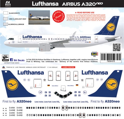 1:144 Lufthansa Airbus A.320NEO