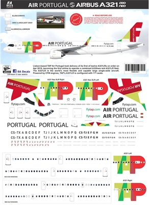 1:144 TAP Air Portugal Airbus A.321 (CEO & NEO)