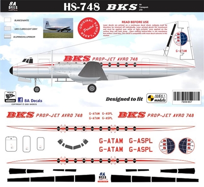 1:144 BKS Air Transport HS.748