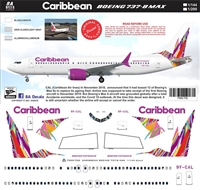 1:144 Caribbean Airlines Boeing 737-MAX8
