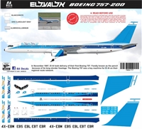 1:144 El Al Boeing 757-200