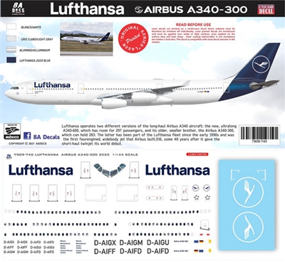 1:144 Lufthansa (2017 cs) Airbus A.340-300