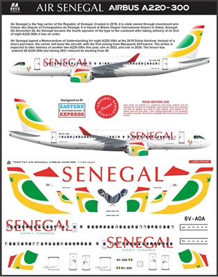 1:144 Air Senegal Airbus A.220-300