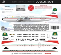 1:144 Guest Aerovias Mexico Douglas DC-6