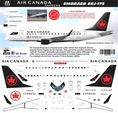 1:144 Air Canada Express Embraer 175