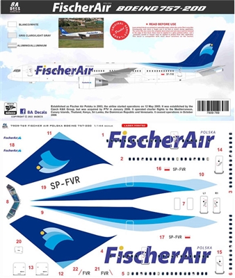 1:144 Fischer Air Polska Boeing 757-200