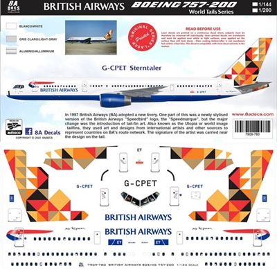 1:144 British Airways 'Sterntaler' Boeing 757-200