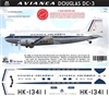 1:144 Avianca Colombia Douglas DC-3