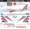 1:144 Avianca - Lacsa 'Heritage Jet'  Airbus A.320
