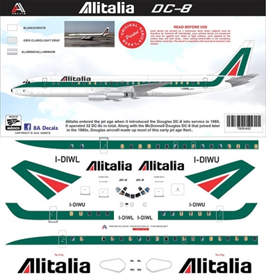 1:144 Alitalia Douglas DC-8-43