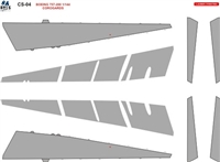 1:144 Boeing 757 Wing and Tail Corogard  Inspar Panels