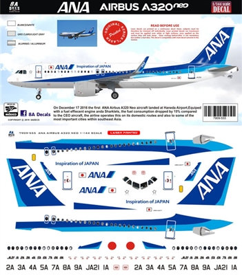 1:200 All Nippon Airways Airbus A.320NEO