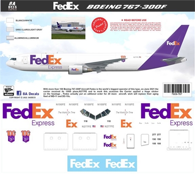 1:200 FedEx Boeing 767-300F