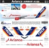 1:200 Avianca - TACA 'Heritage Jet'  Airbus A.320