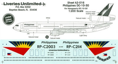 1:200 Philipine Airlines McDD DC-10-30