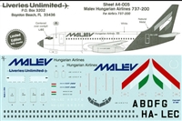 1:144 Malev Boeing 737-200