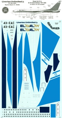 1:144 El Al Boeing 767-200