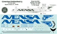 1:144 Avensa Boeing 727-200