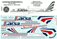 1:144 Lacsa Costa Rica Airbus A.320