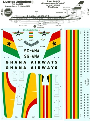 1:144 Ghana Airways DC-10-30