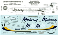 1:144 Midway Fokker 100