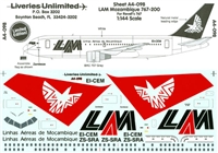 1:144 LAM Mozambique Boeing 767-200