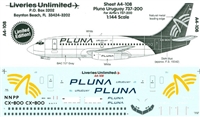 1:144 Pluna Uraguay Boeing 737-200