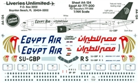 1:144 Egyptair Boeing 777-200