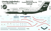 1:144 Presidential Airways Bae 146-200