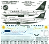 1:144 Varig Boeing 737's