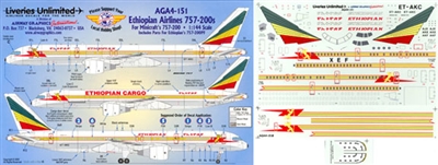 1:144 Ethiopian Airlines Boeing 757-200