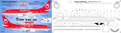 1:144 New York Air Boeing 737-300