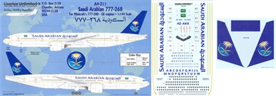 1:144 Saudia Boeing 777-200