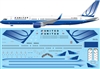 1:144 United Airlines (2004 - 2010 'Rising Blue' cs) Boeing 757-222