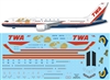 1:144 Trans World Airlines Boeing 757-231