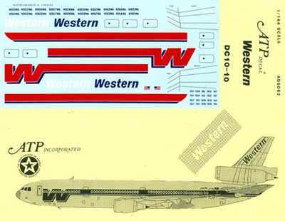 1:144 Western Airlines McDD DC-10-10