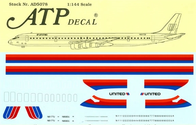 1:144 United Airlines Douglas DC-8 (all series)