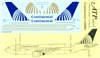 1:144 Continental Airlines Airbus A.300B4