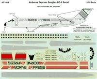 1:100 Airborne Express Douglas DC-9's