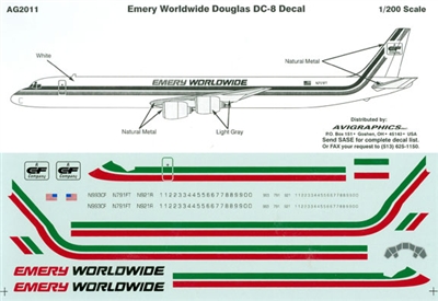 1:200 Emery Worldwide DC-8-63