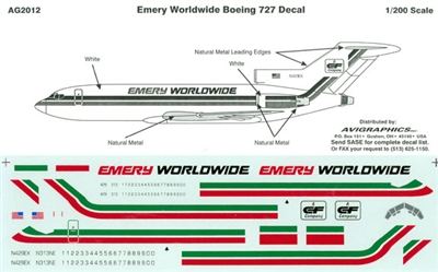 1:200 Emery Boeing 727F