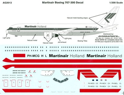 1:200 Martinair Holland Boeing 767-300