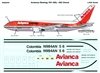 1:200 Avianca Columbia Boeing 767-200/-300