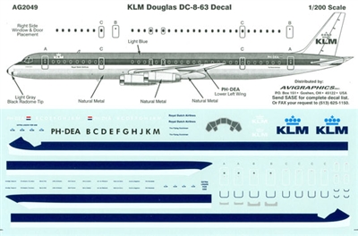 1:200 KLM Douglas DC-8-63