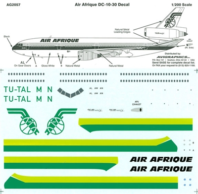 1:200 Air Afrique McDD DC-10-30