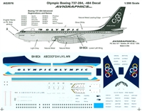 1:200 Olympic Airlines Boeing 737-200 / -400